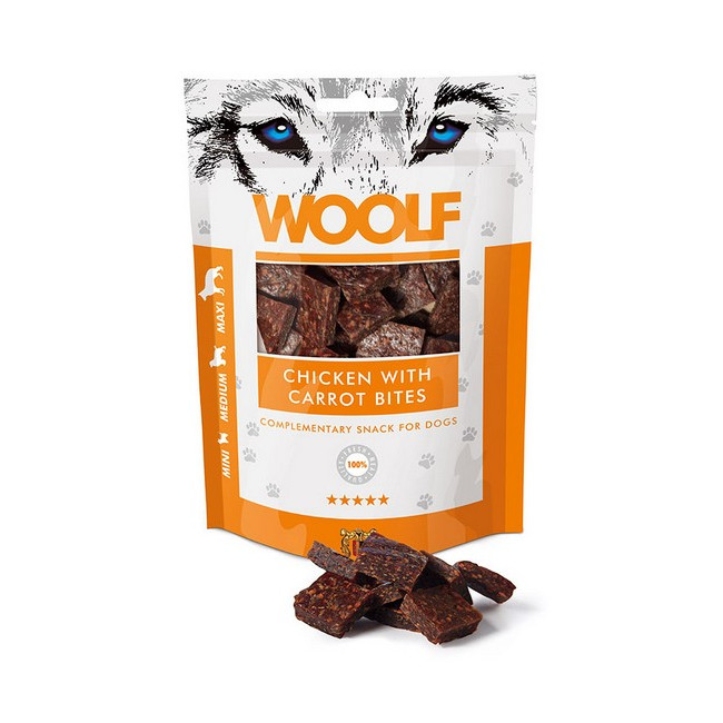 Woolf Chicken With Carrot Bites 100g