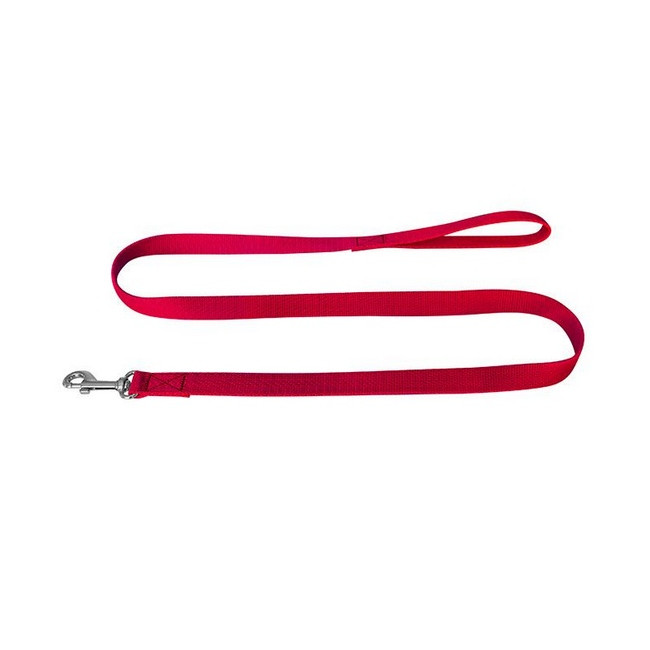 CHABA Smycz taśma - 10mm czerwona