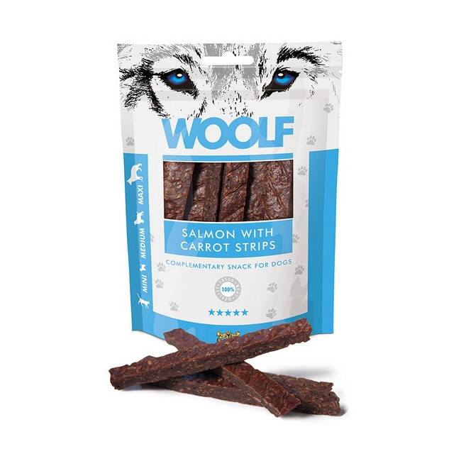 Woolf Salmon With Carrot Strips 100g