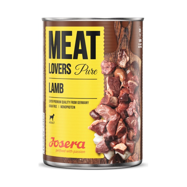 Josera Meat Lovers Pure Jagnięcina puszka 400g