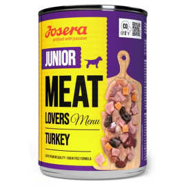 Josera Meat Lovers Menu Junior Indyk puszka 400g