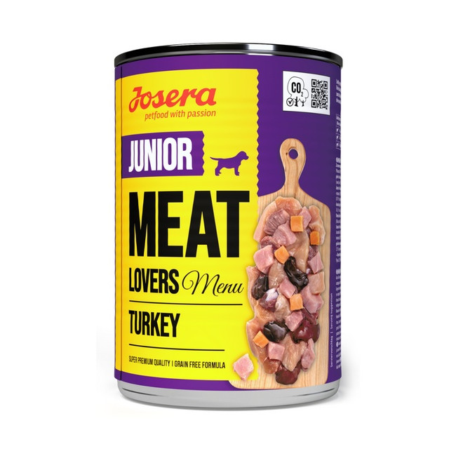 Josera Meat Lovers Menu Junior Indyk puszka 400g