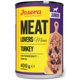 Josera Meat Lovers Menu Junior Indyk puszka 400g