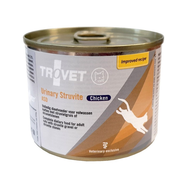 Trovet ASD Urinary Struvite dla kota kurczak puszka 200g