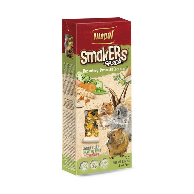 Vitapol Smakers dla gryzoni - brokułowy 2szt [1139]