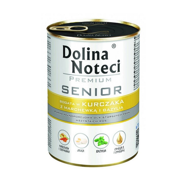 Dolina Noteci Premium Pies Senior Kurczak puszka 400g