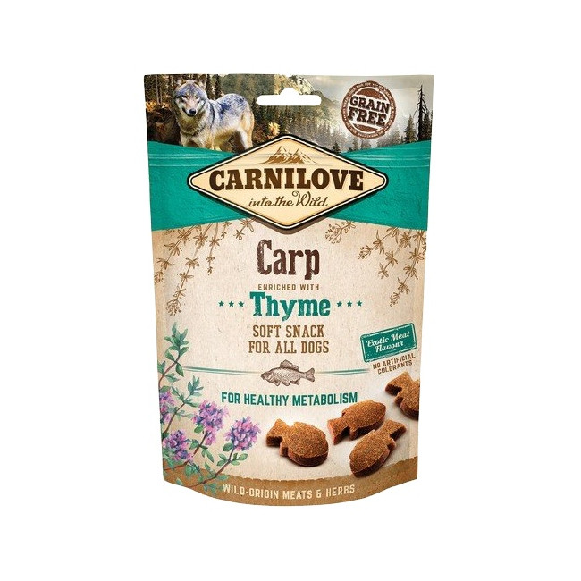 Carnilove Dog Snack Fresh Soft Carp+Thyme 200g