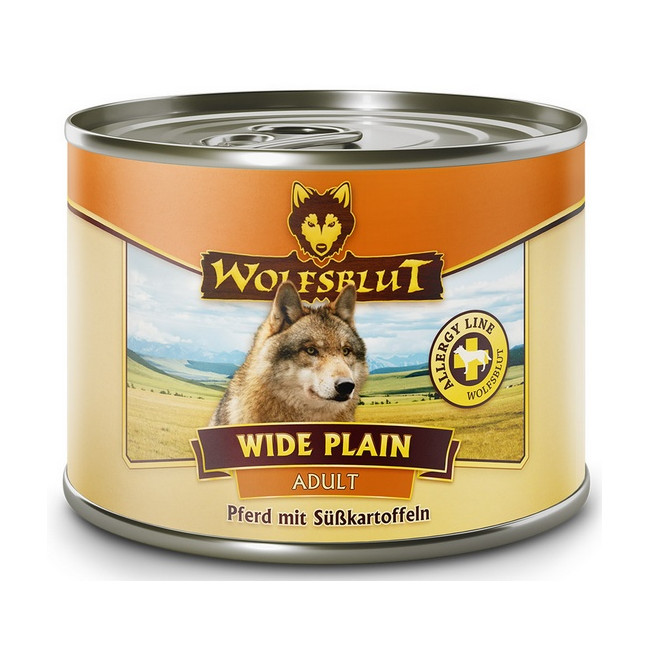 Wolfsblut Dog Wide Plain - konina i bataty puszka 200g
