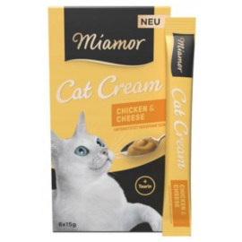 Miamor Cat Cream Kurczak i ser 6x15g