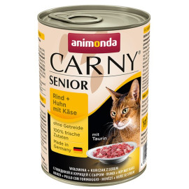 Animonda Carny Senior Wołowina, Kurczak + Ser puszka 400g