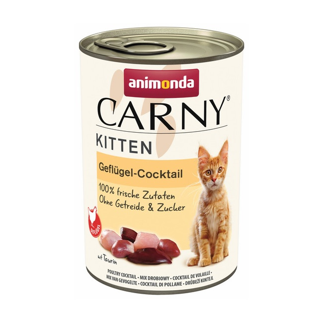 Animonda Carny Kitten Koktajl drobiowy puszka 400g