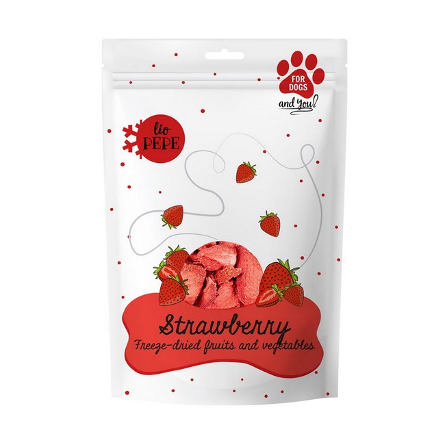 Paka Zwierzaka Lio PEPE Przysmak Strawberry (truskawka) 20g