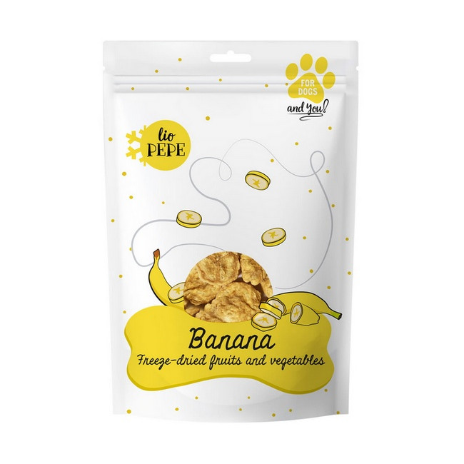 Paka Zwierzaka Lio PEPE Przysmak Banana (banan) 30g