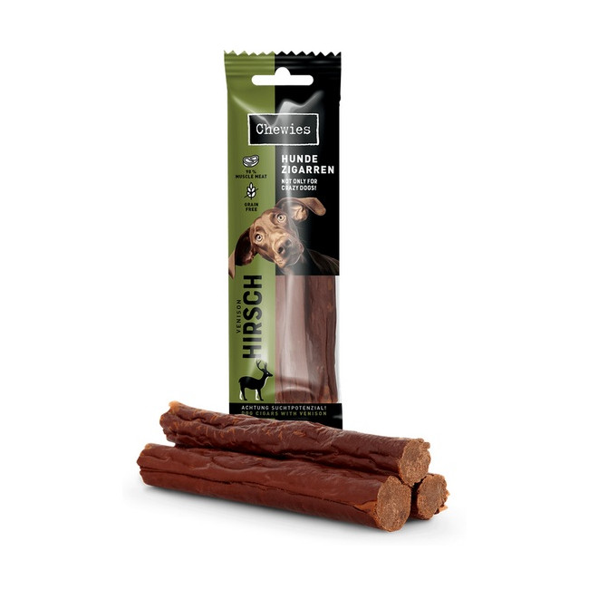 Chewies Hundezigarren Hirsch - jeleń 75g
