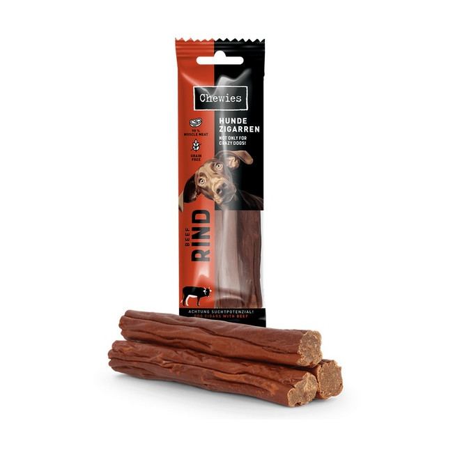 Chewies Hundezigarren Rind - wołowina 75g