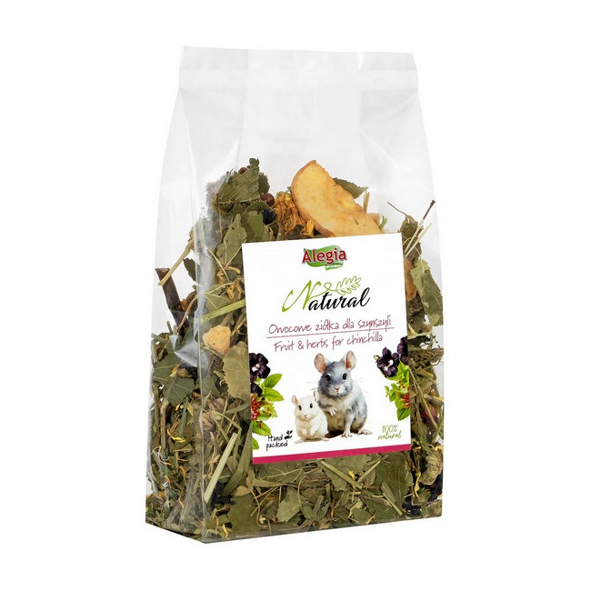 Alegia Natural Owocowe ziółka dla szynszyli 130g