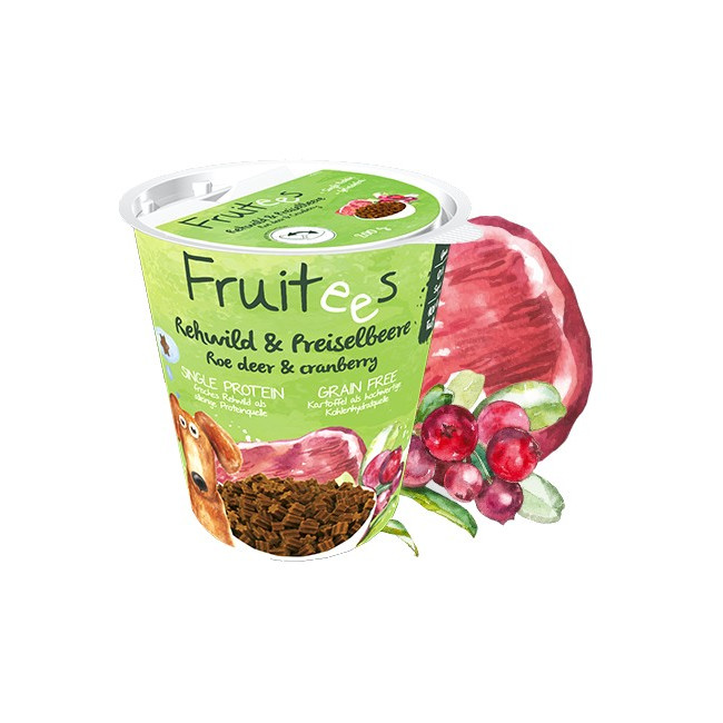 Bosch Fruitees Snack Sarna & Żurawina 200g