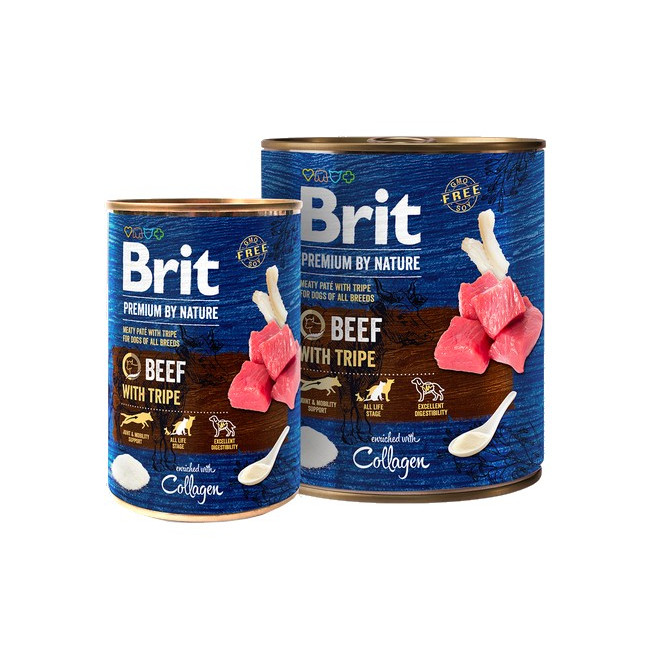 Brit Premium By Nature Beef & Tripe puszka 800g