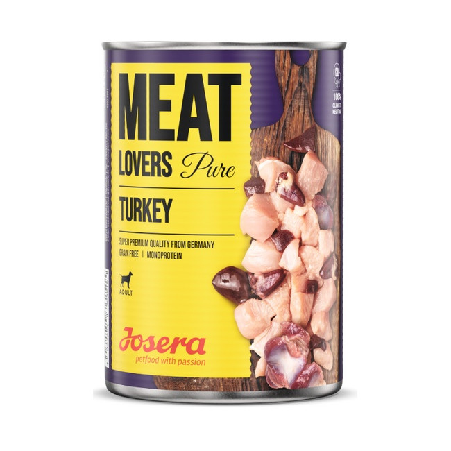 Josera Meat Lovers Pure Indyk puszka 400g