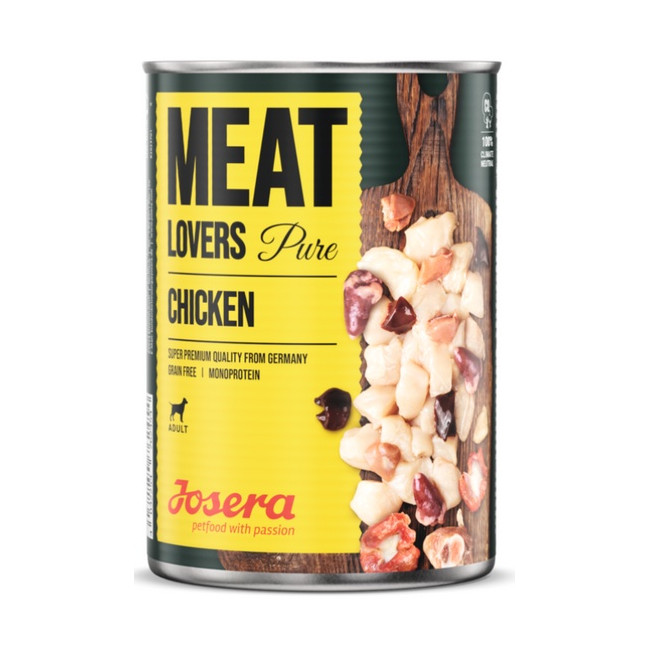 Josera Meat Lovers Pure Kurczak puszka 400g
