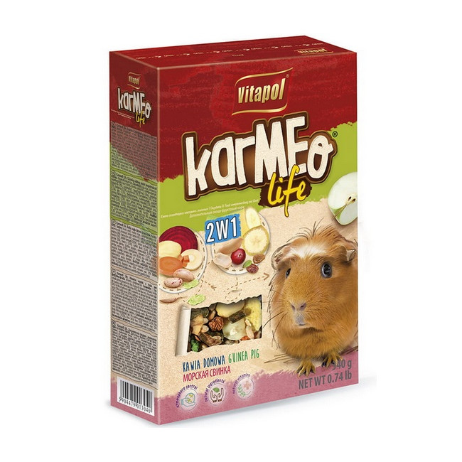 Vitapol Pokarm dla świnki morskiej 2w1 owocowo-warzywny 340g [1304]