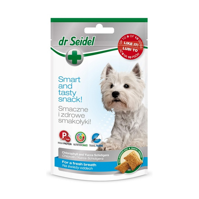 Dr Seidel Smakołyki dla psów na świeży oddech 90g