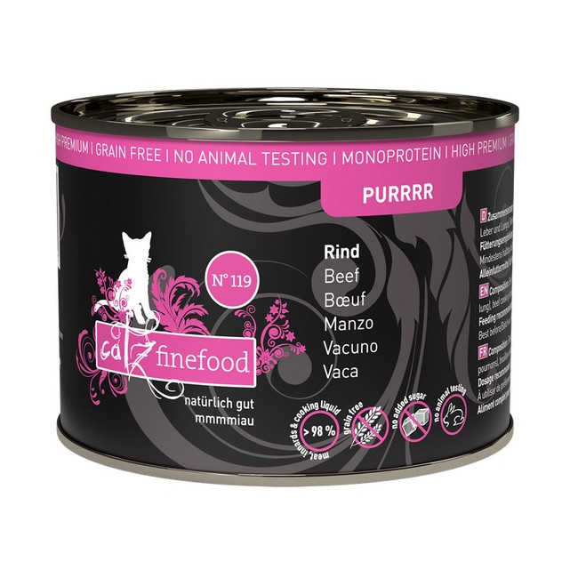 Catz Finefood Purrrr N.119 Wołowina puszka 200g