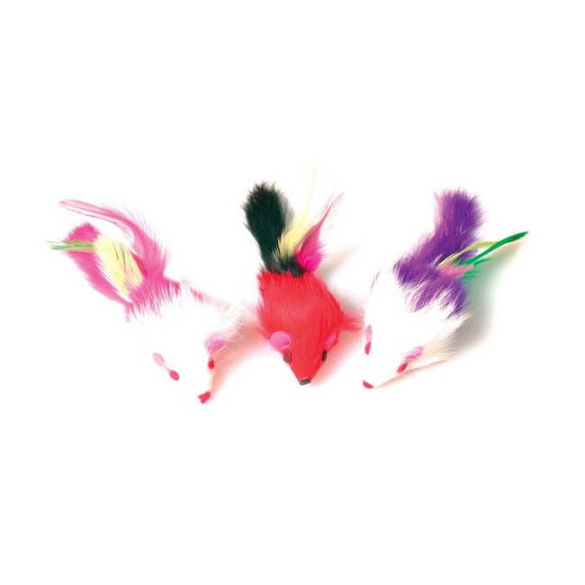 Zolux Trzy myszki z piórami [480424]