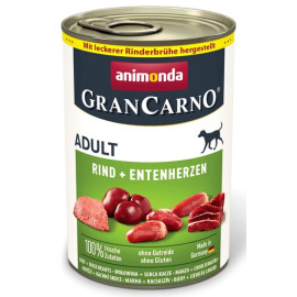 Animonda GranCarno Original Adult Rind Entenherzen Wołowina + Serca kacze puszka 400g