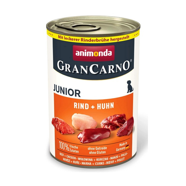 Animonda GranCarno Original Junior Rind Huhn Wołowina + Kurczak puszka 400g