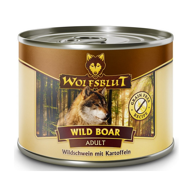 Wolfsblut Dog Wild Boar - dziczyzna i ziemniaki puszka 200g