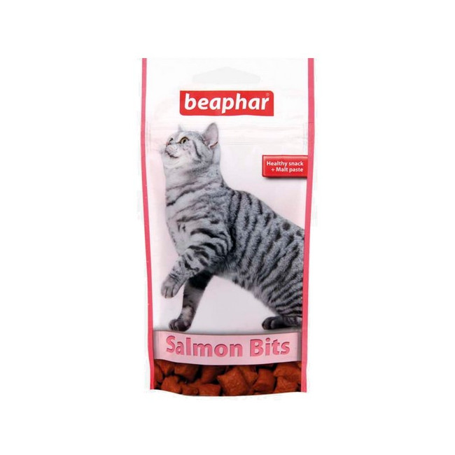 Beaphar Salmon Bits + Malt pasta łososiowa 35g