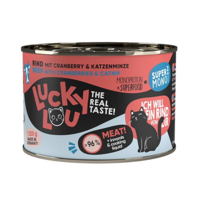 Lucky Lou SuperMono Wołowina puszka 200g