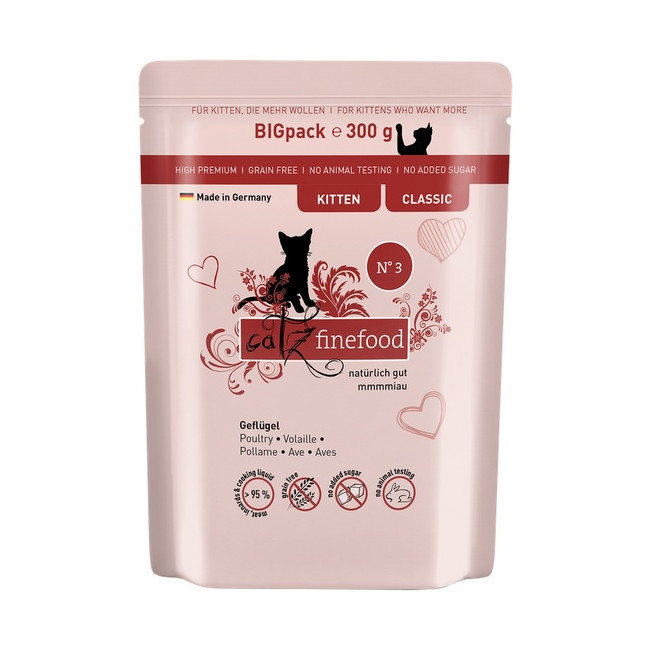 Catz Finefood Classic Kitten N.03 Drób saszetka 300g