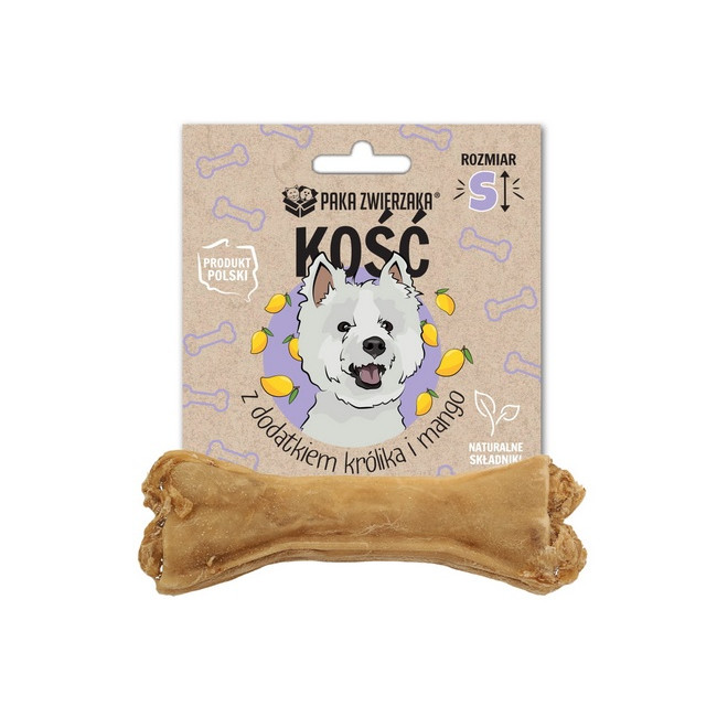 Paka Zwierzaka Kość z dodatkiem królika i mango S 10cm