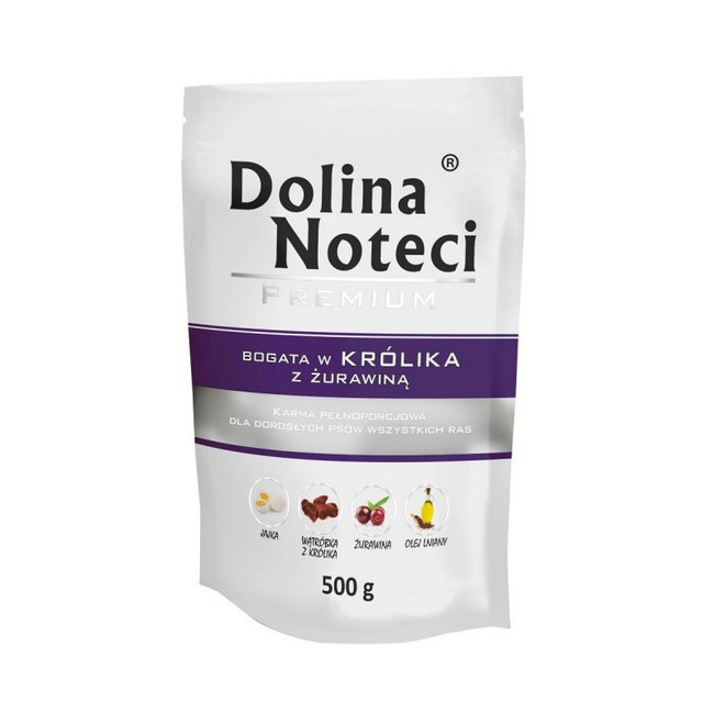 Dolina Noteci Premium Pies Królik i żurawina saszetka 500g