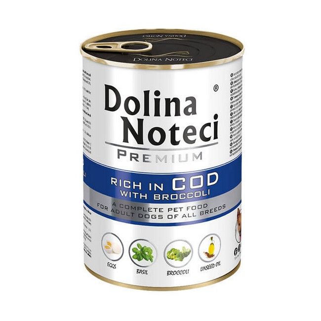 Dolina Noteci Premium Pies Dorsz i brokuły puszka 400g
