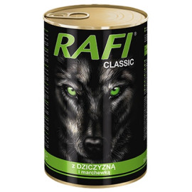Rafi Pies Classic Dziczyzna i marchewka w sosie 1240g