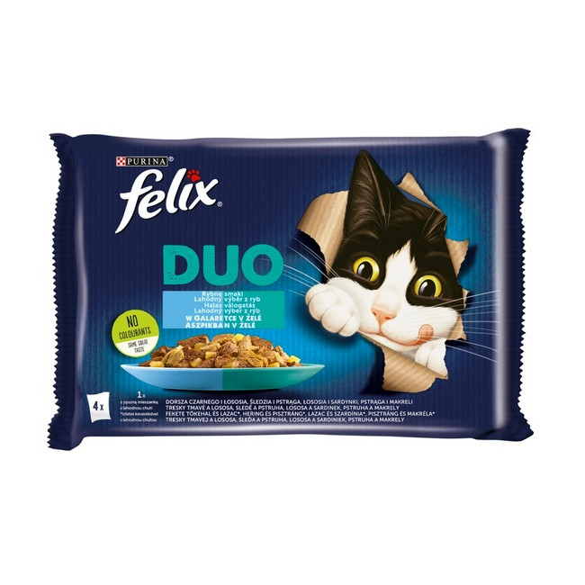 Felix Fantastic Duo Uczta Oceanu galaretka saszetki 4x85g
