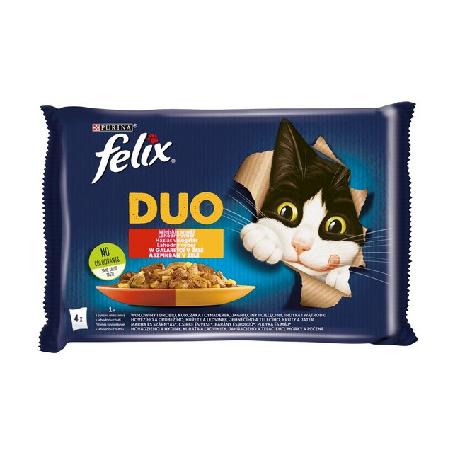 Felix Fantastic Duo Wiejskie Smaki galaretka saszetki 4x85g