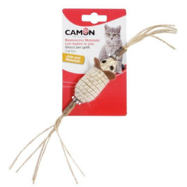 Camon Cat Toy Matatabi Kij z myszą jutową