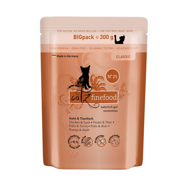 Catz Finefood Classic N.25 Kurczak i Tuńczyk saszetka 300g