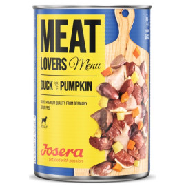 Josera Meat Lovers Menu Kaczka z dynią puszka 400g