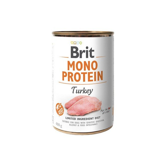 Brit Mono Protein Turkey puszka 400g