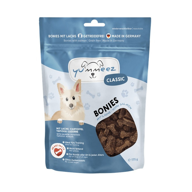 Yummeez bezzbożowe Kosteczki Łososiowe 175g