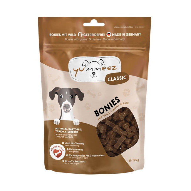 Yummeez bezzbożowe Kosteczki Dziczyzna 175g