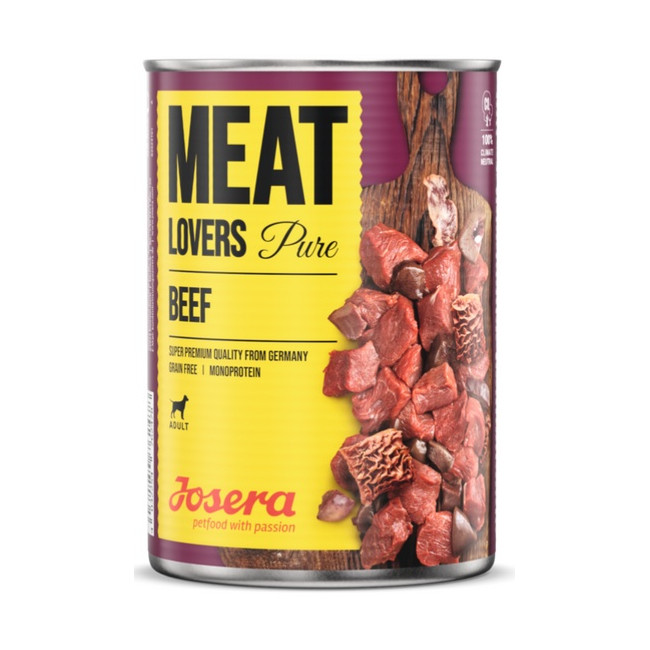Josera Meat Lovers Pure Wołowina puszka 400g