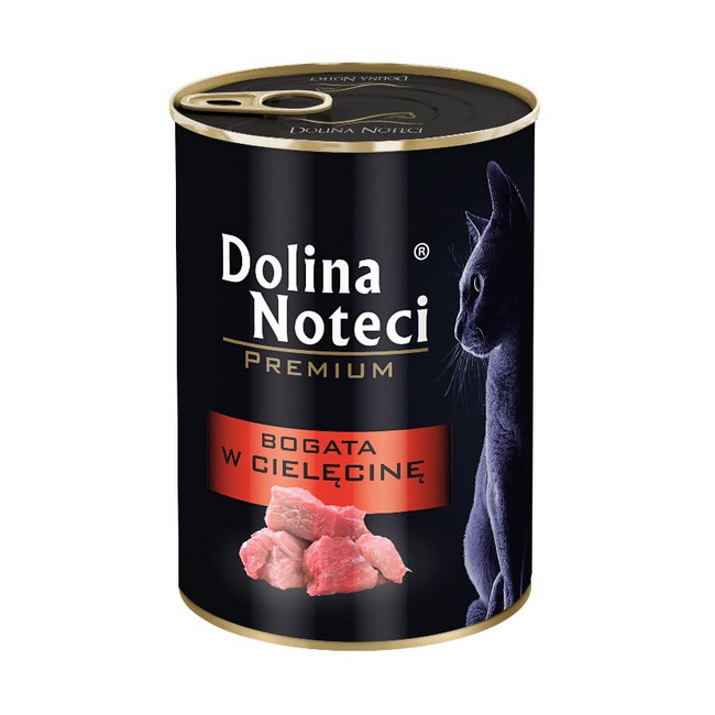 Dolina Noteci Premium Kot Bogata w cielęcinę puszka 400g