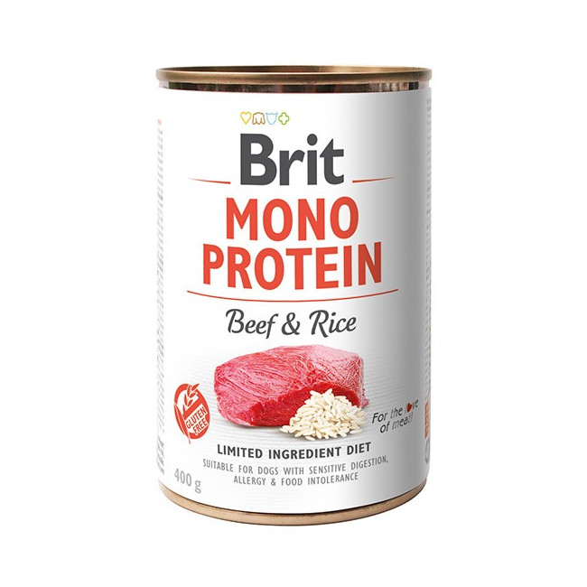 Brit Mono Protein Beef & Rice puszka 400g