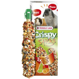 Versele-Laga Crispy Sticks Rabbit & Guinea Pig Fruits - kolby dla królików i świnek z owocami 110g